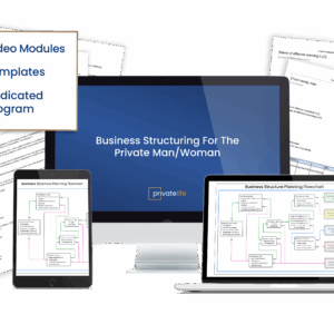 Business Structuring For The Private Man/Woman